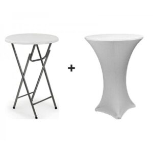 Mange debout ⌀80cm avec housse