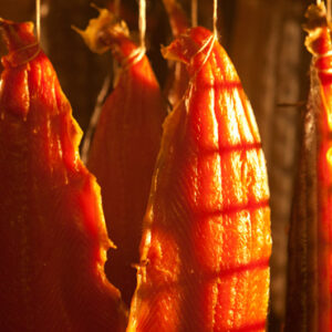 Saumon Fumé à la Ficelle par nos soins Origine Norvège