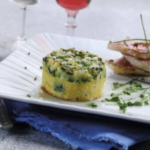 Flan de Duo de Courgettes