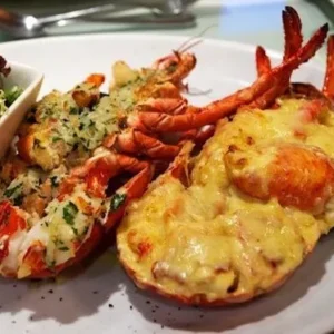 1/2 Langouste de Cuba Chaude façon Thermidor 400gr