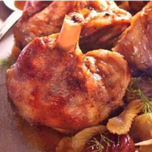 Souris d'Agneau au Romarin en basse cuisson et son Jus Lié Corsé