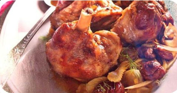 Souris d'Agneau au Romarin en basse cuisson et son Jus Lié Corsé