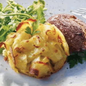 Rosace de mille-feuille de pommes de terre