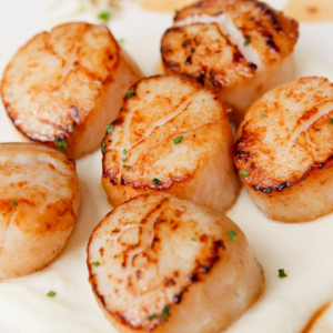 Cassolette de Noix de St Jacques et Crevettes