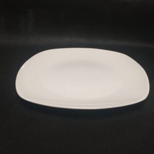 Assiette angle arrondi 24,5cm